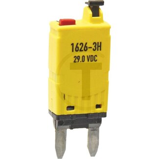 Sicherungsautomat, Mini 12/24 V max. / 20 A - gelb - Bauart: Mini, Spannung: 12 - 24 V