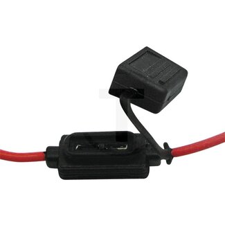 GRANIT Sicherungshalter Platte Flachsicherungen mit Anschlussleitung, 30 A, 32 V
