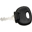GRANIT Replacement key Plastic-coated, black - Version: Locking no. 14607, To fit: New Holland, Steyr
