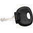 Replacement key Plastic-coated, black - Version: Locking no. 14607, To fit: New Holland, Steyr