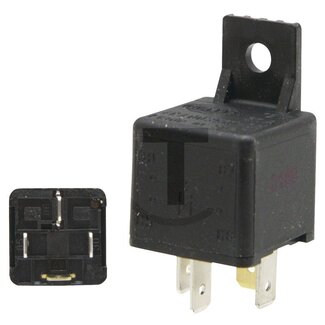HELLA Relais N/O-Kontakt 12 V, 40 A, 4-polig, 6,3 mm, mit Halter