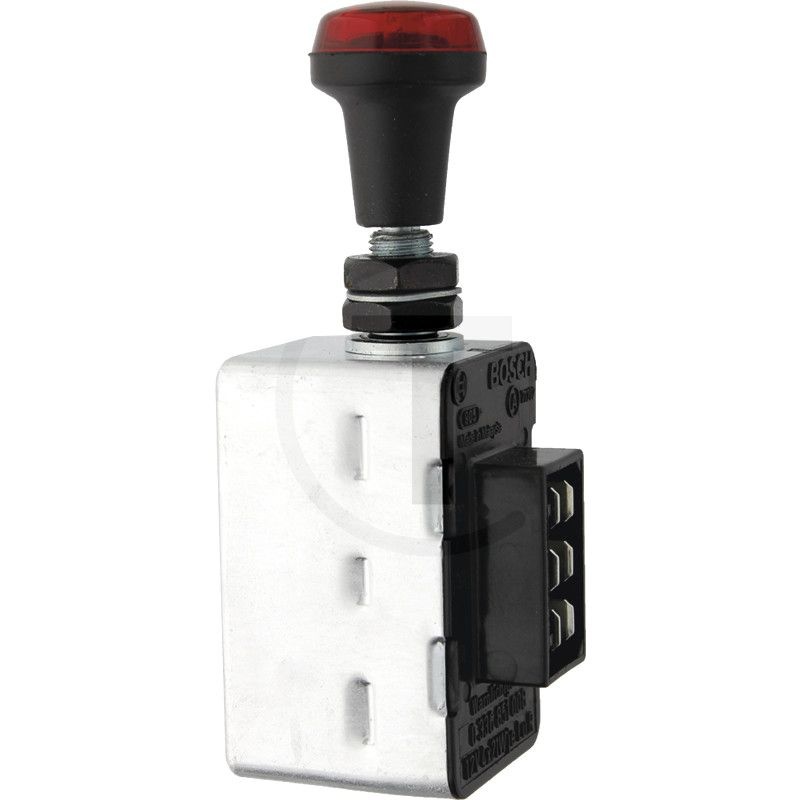 BOSCH Alarmlichtschakelaar 12 V, trekschakelaar IHC, Fendt | 3136609R92, F026T00016