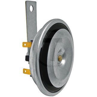 GRANIT Claxon 12 V met houder, Ø 97 mm, vlakstekker 2 x 6,3 mm