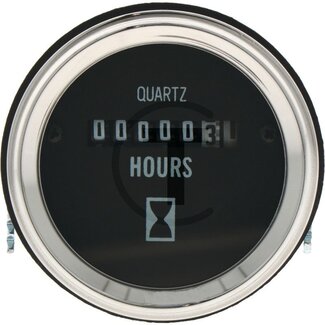 GRANIT Betriebsstundenzähler Analog 10 - 32 V, Ø 52 mm, schwarz, IP65
