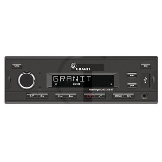 Radio Heeslingen 200 DAB BT DAB+, bluetooth, USB, AUX-IN; verminderde inbouwdiepte