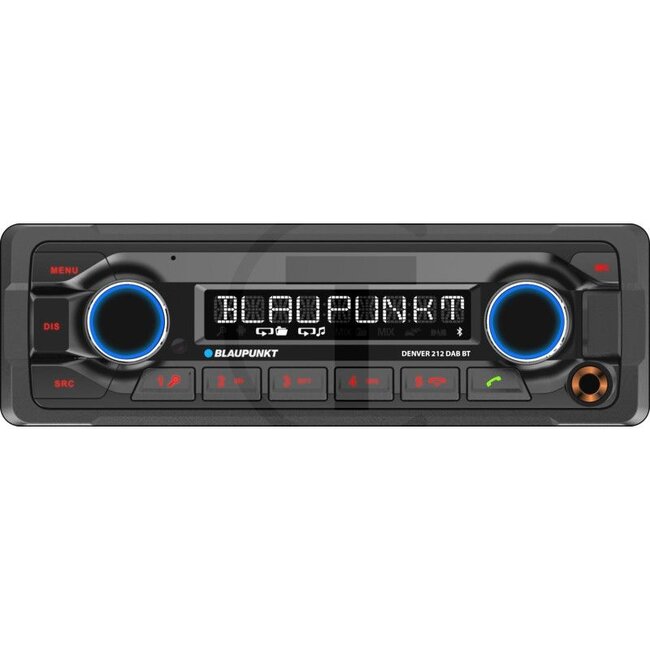 Blaupunkt DENVER 212 DAB BT radio Heavy Duty Line, 12 V, Bluetooth, DAB+, USB, aux-in/mic