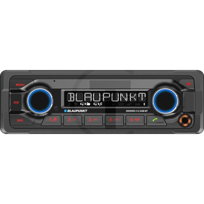 Blaupunkt Radio DENVER 212 DAB BT Heavy Duty Line, 12 V, Bluetooth, DAB+, USB, AUX-IN/MIC