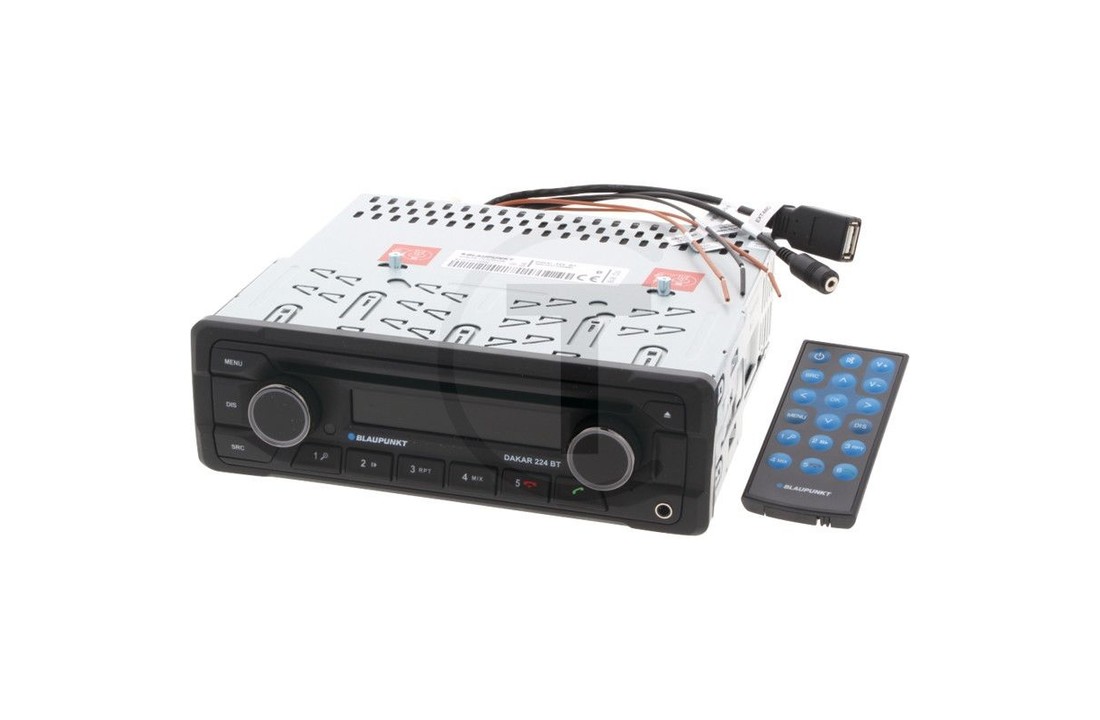 DAKAR 224 BT radio Heavy Duty Line, 24 V, Bluetooth, CD, USB, AUXIN