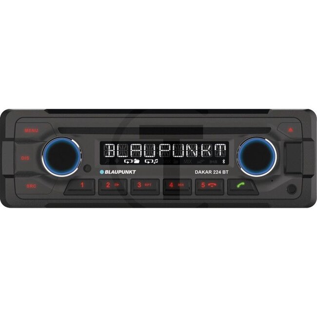 Blaupunkt Radio DAKAR 224 BT Heavy Duty Line, 24 V, Bluetooth, CD, USB, AUX-IN