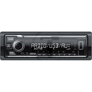 KENWOOD KMM-D125 radio Reduced installation depth, USB, front aux-in, RDS