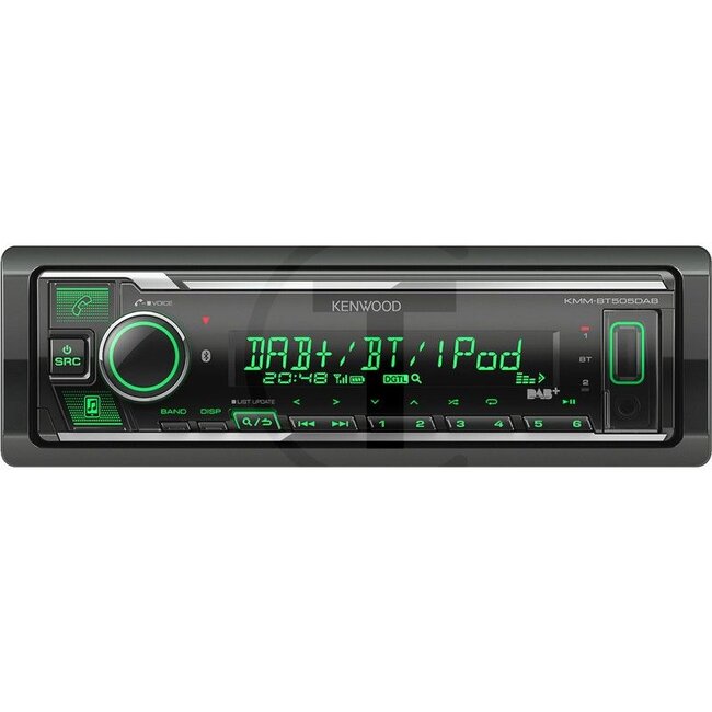 KENWOOD Radio KMM-D505DAB DAB+, Bluetooth, USB, front AUX-In | KMM-D505DAB