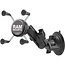 RAM MOUNTS X-Grip holder with suction cup, connecting arm 90 mm, ball Ø 25,4 mm | RAM-B-166-UN7U