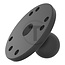 RAM MOUNTS Base plate round B-ball Ø 25,4 mm, bottom Ø 63,5 mm, aluminium - RAM-B-202U
