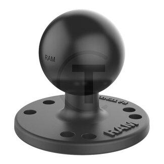 RAM MOUNTS Grundplatte rund C-Kugel Ø 38,1 mm, Boden Ø 63,5 mm, Aluminium