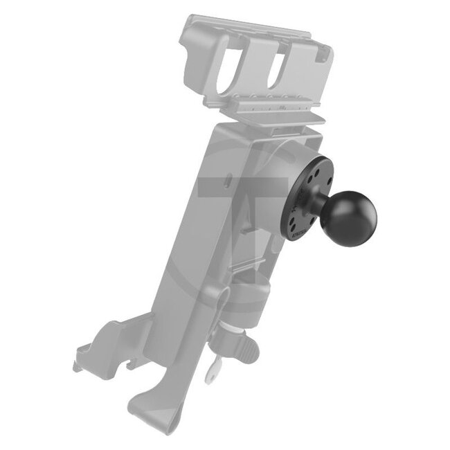 RAM MOUNTS Base plate - Material: Aluminium, powder-coated, Colour: Black - RAM-202U