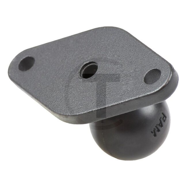 RAM MOUNTS Grundplatte Diamond B-Kugel Ø 25,4 mm, 61,7 x 33,3 mm, Aluminium | 7729703021, RAM-B-238U