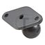 RAM MOUNTS Base plate - Material: Aluminium, powder-coated, Colour: Black - 7729703021, RAM-B-238U