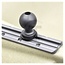 RAM MOUNTS RAM Halterung Track Ball C-Kugel mit T-Schloss, Kugel-Ø 38,1 mm