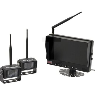 GRANIT 9” video system 9" / including 2 cameras; suitable for 12 and 24 volt systems