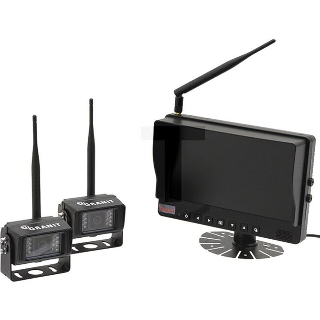 GRANIT 9” video system 9" / including 2 cameras; suitable for 12 and 24 volt systems - 1006978585
