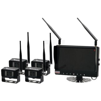 GRANIT Videosystem 9 Zoll, 12 / 24 V, inklusive 4 Kameras