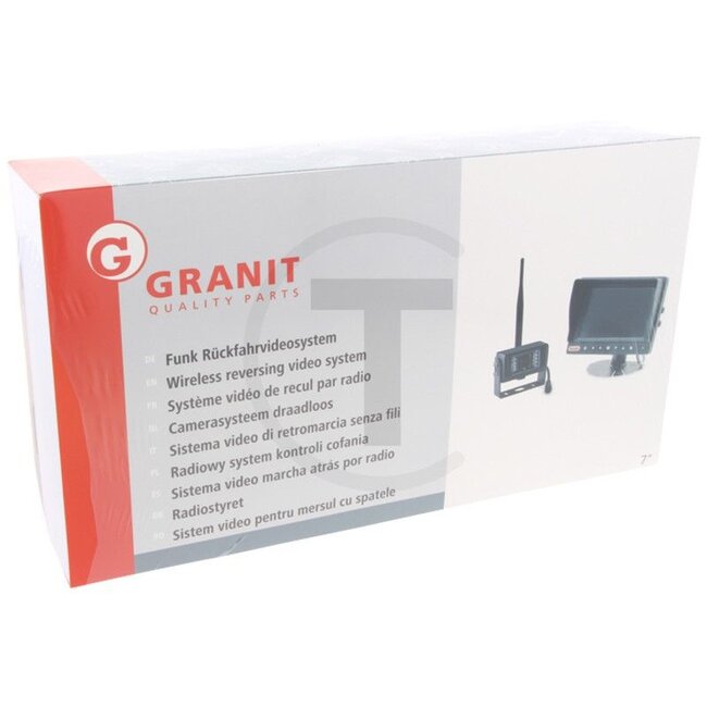 GRANIT 7” video system Wireless system, including 1 camera