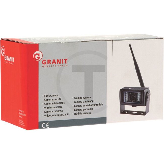 GRANIT Funkkamera CMOS-Kamera 1/3 Zoll, Bildwinkel 130°, IP69K