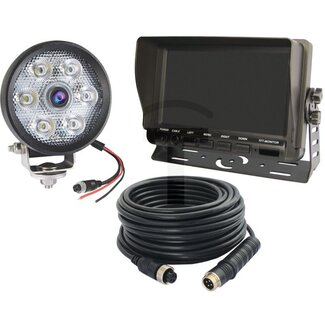 GRANIT Scheinwerfer-Videosystem LED HD-Kamera mit 7 Zoll Monitor