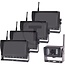 GRANIT Draadloos camerasysteem 7" multi-monitor met IR-camera, 12 / 24 V