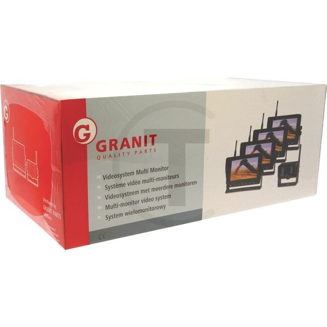 GRANIT Camera syst. wireless, 7" multi-monitor