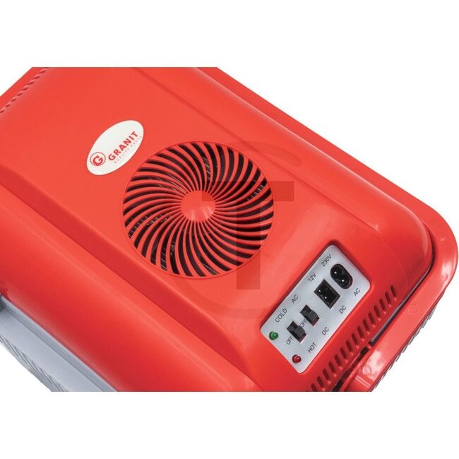 GRANIT Koelbox "The big one" met koel- en verwarmingsfunctie - 12 / 230 volt - 24 liter - passend voor 1,5 liter flessen - 507507005, 9103501262