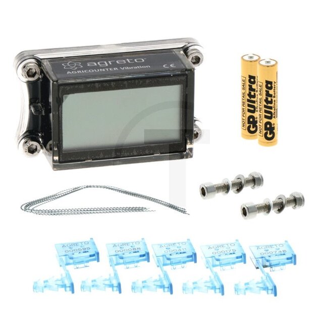 GRANIT AgriCounter Vibration Vibration counter, universal and extremely robust - Counting range: 9999 Std