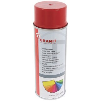 GRANIT Massey Ferguson rood oud Acryl verfspray - 400 ml spuitbus