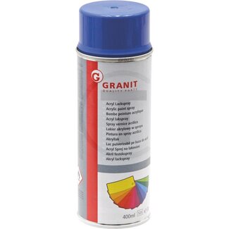 GRANIT Acryl verfspray New Holland blauw nieuw - 400 ml spuitbus