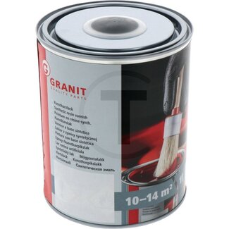 GRANIT Case IH black semi-gloss paint - 1 liter can