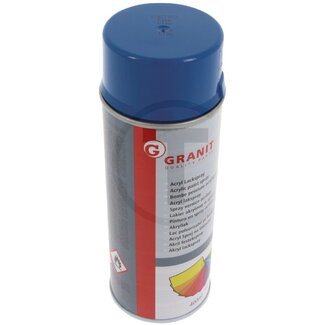 GRANIT Acryl verfspray Rabe blauw - 400 ml spuitbus
