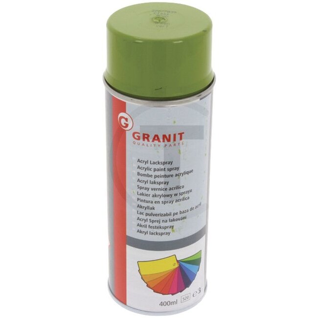 GRANIT Verf Claas groen Acryl verfspray - 400 ml spuitbus