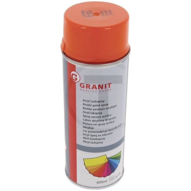 GRANIT Acryl verfspray Amazone oranje  - 400 ml spuitbus