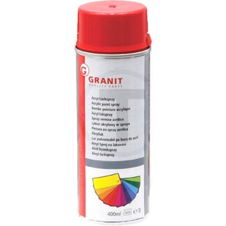 GRANIT Verf Fendt rood Acryl verfspray - 400 ml spuitbus