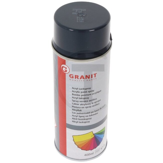 GRANIT Verf Fiat blauw Acryl verfspray - 400 ml spuitbus