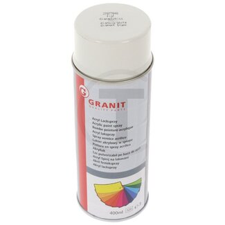 GRANIT Acryl verfspray Fiat diamant wit - 400 ml spuitbus