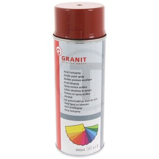 GRANIT Acryl verfspray Fiat roodbruin - 400 ml spuitbus