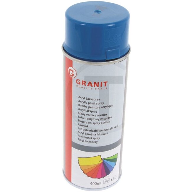 GRANIT Verf Ford blauw Acryl verfspray - 400 ml spuitbus