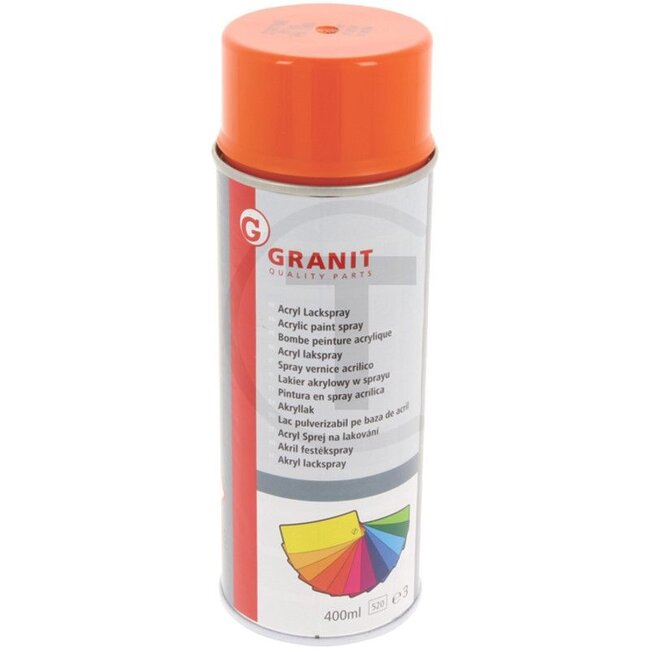 GRANIT Acryl verfspray Atlas-oranje - 400 ml spuitbus