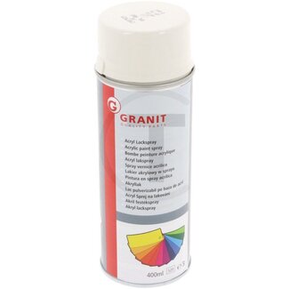 GRANIT Acryl verfspray IHC wit - 400 ml spuitbus