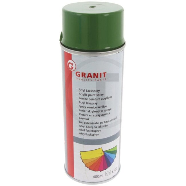 GRANIT Verf Krone groen nieuw Acryl verfspray - 400 ml spuitbus