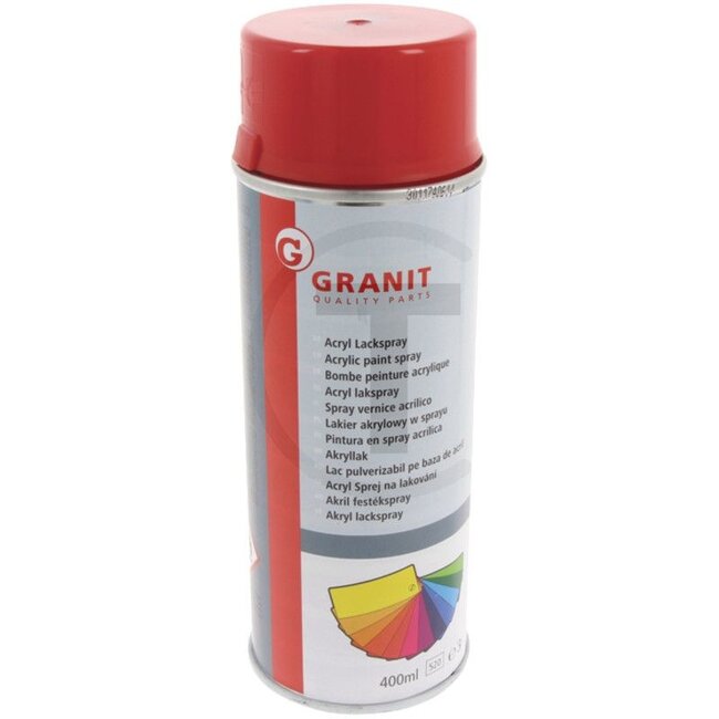 GRANIT Agricultural machinery paint Krone red - 400 ml spray can - 14401173140