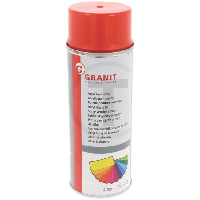 GRANIT Kuhn rood Acryl verfspray - 400 ml spuitbus - 27077004