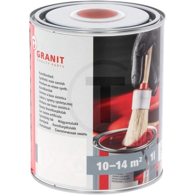 GRANIT RAL paint 3002 carmine red - 1 l tin - 270123180