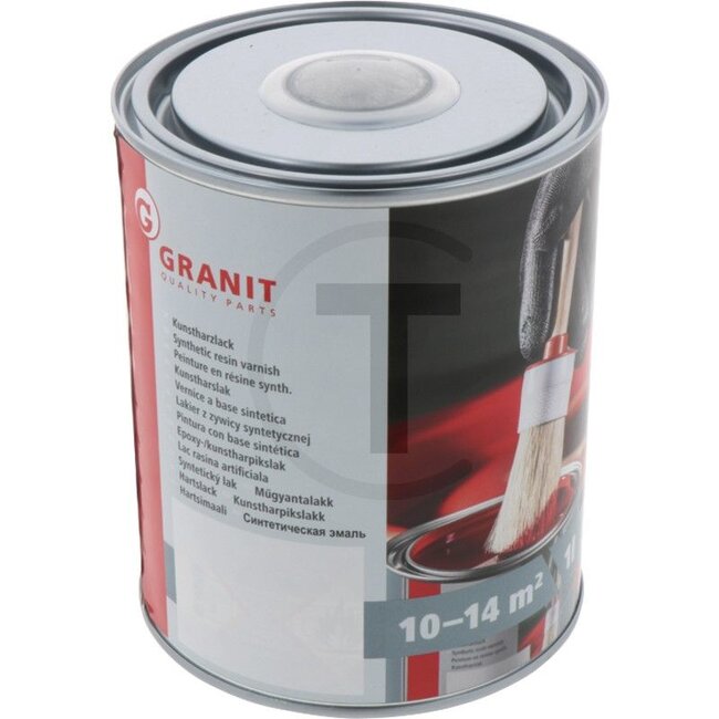 GRANIT Verf RAL-kleur 9006 wit aluminium - 1 liter blik
